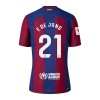 Maglia ufficiale Barcellona Frenkie de Jong 21 Casa 2023-24 per Bambino